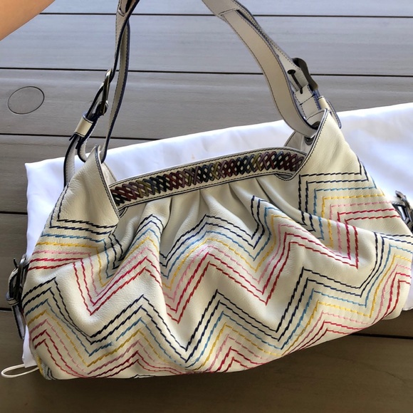 Fendi doctors borsa bag multi color stitching - Picture 2 of 16